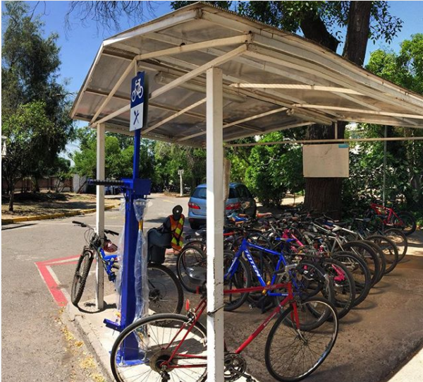 Bike Repair Station in Santiago